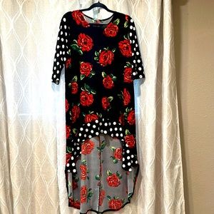 Zadie B’s Floral High Low Top